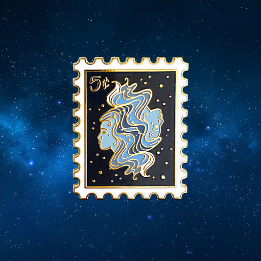 Zodiac Gemini Enamel Pin