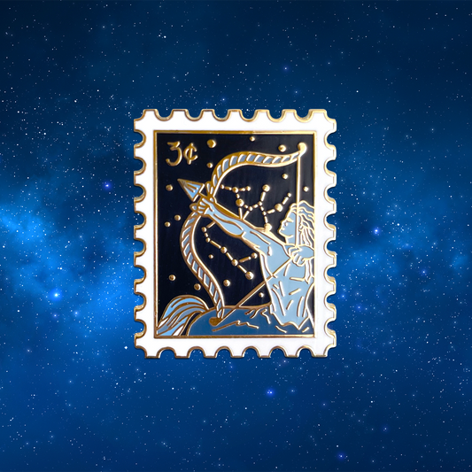 Zodiac Sagittarius Enamel Pin