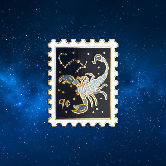 Zodiac Scorpio Enamel Pin