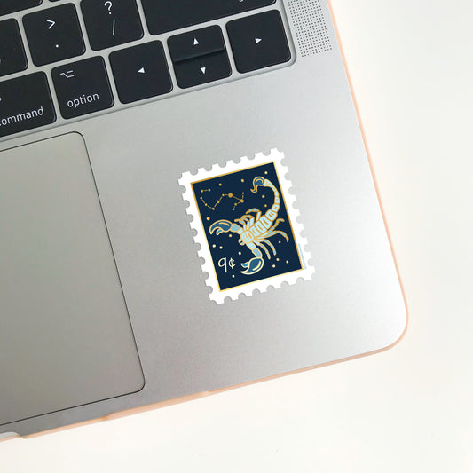 Zodiac Scorpio Stamp Sticker