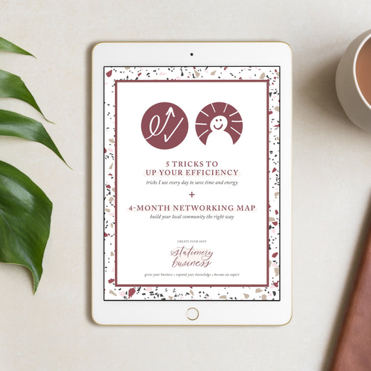 BUNDLE: 5 Tricks to Up Your Efficiency + 4 Month Networking Map