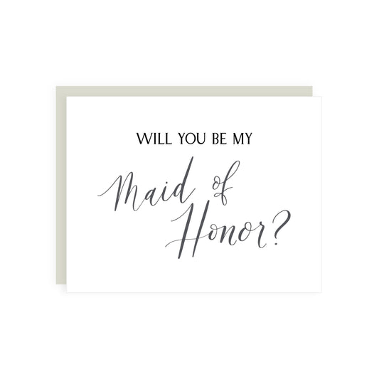 Will You Be My...? Proposal Card