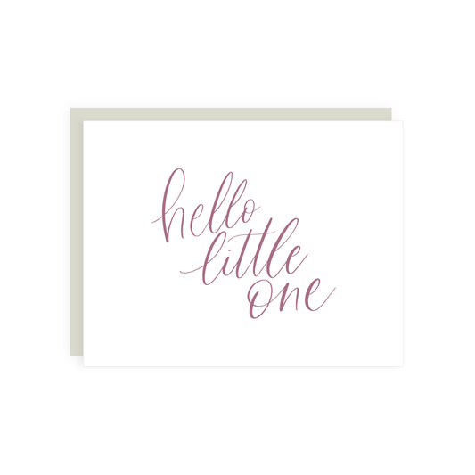 Hello, Little One Card