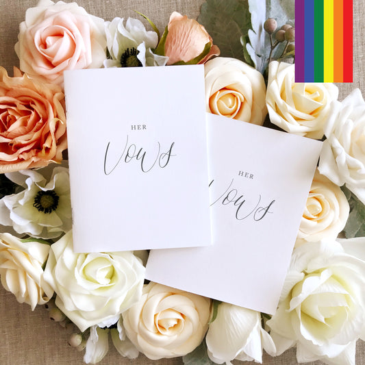 Couple Vow Books – Set of 2