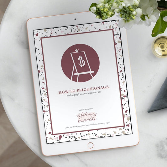 How to Price Wedding Signage