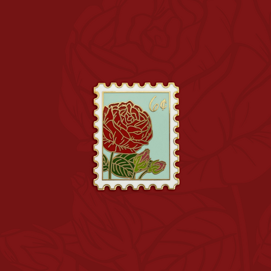 Rose (June) Birth Month Enamel Pin