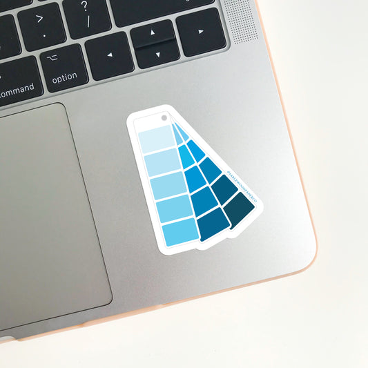 Shades of Blue Sticker