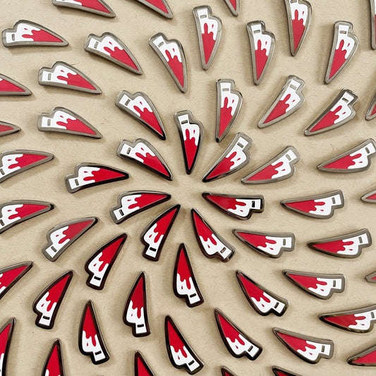 Bloody Enamel Pin