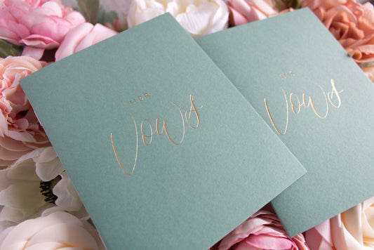 Spring Green Vow Books – Set of 2
