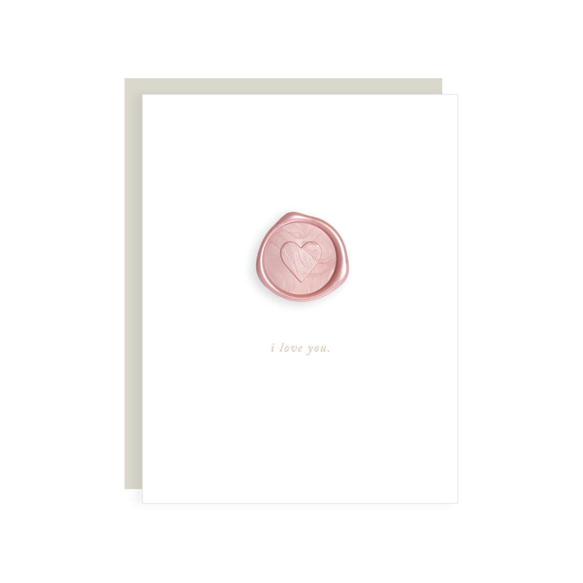 I Love You Wax Seal Card