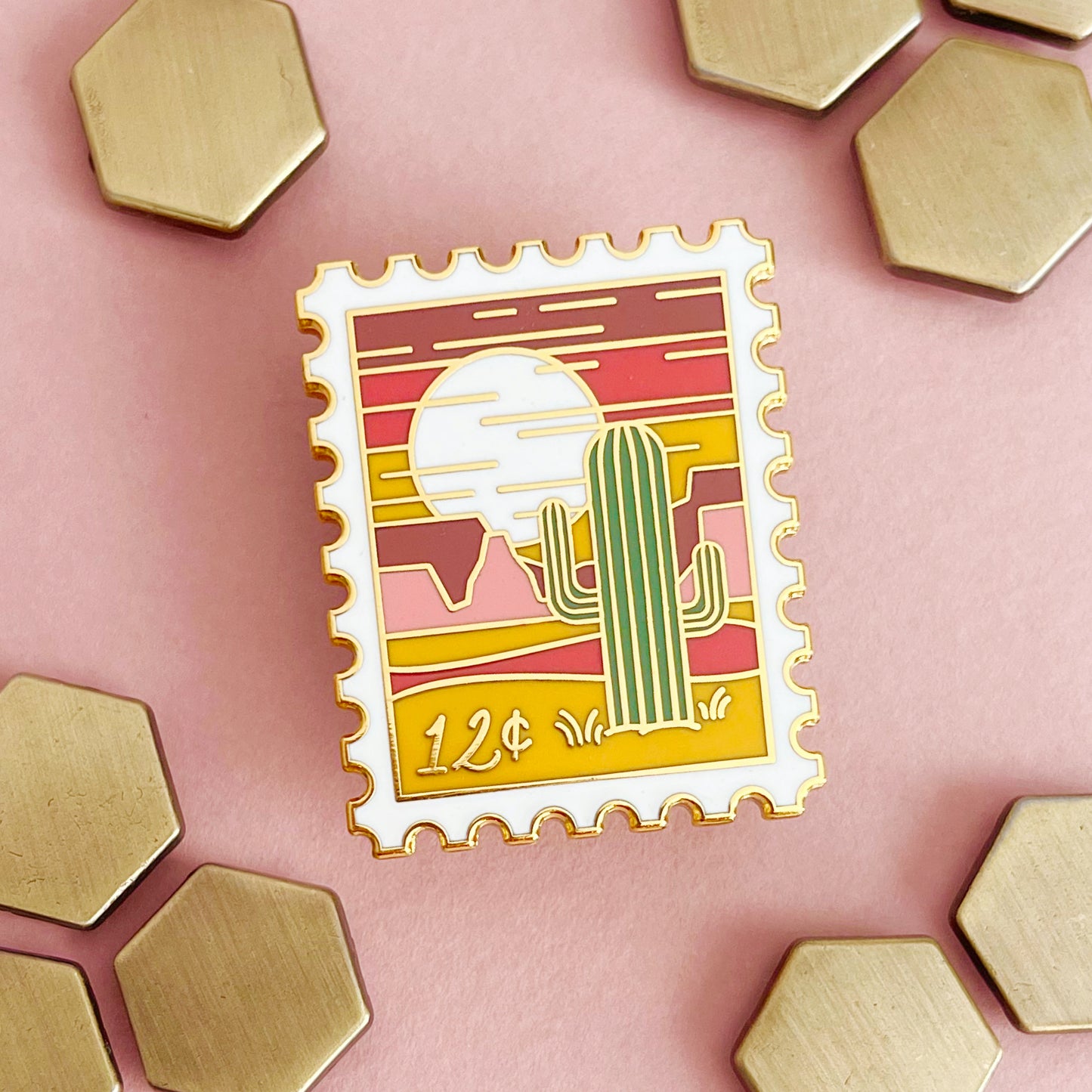 Desert Oasis Enamel Pin