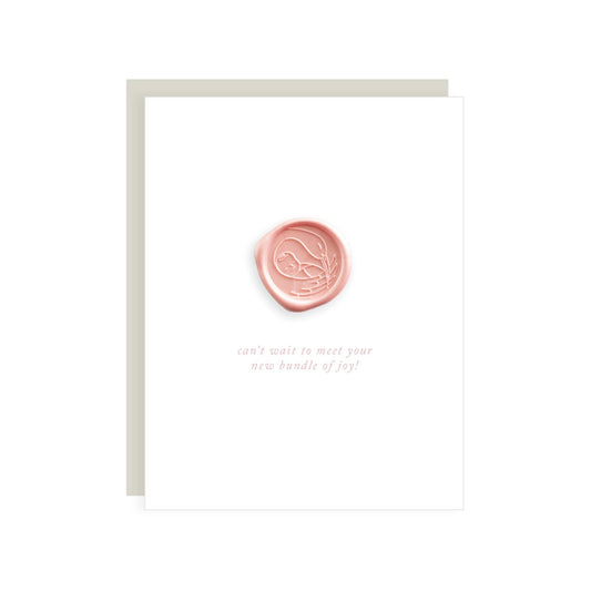 Bundle of Joy Wax Seal Card