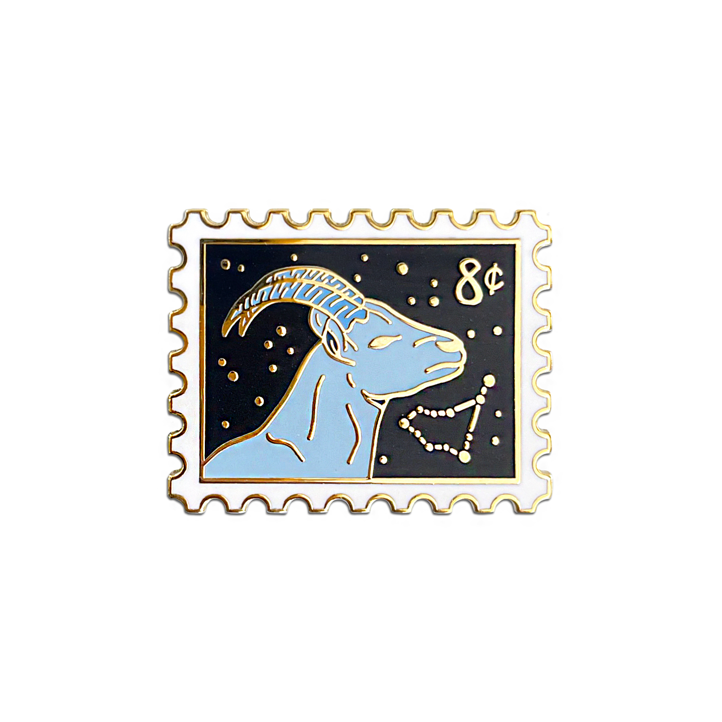 Zodiac Capricorn Enamel Pin