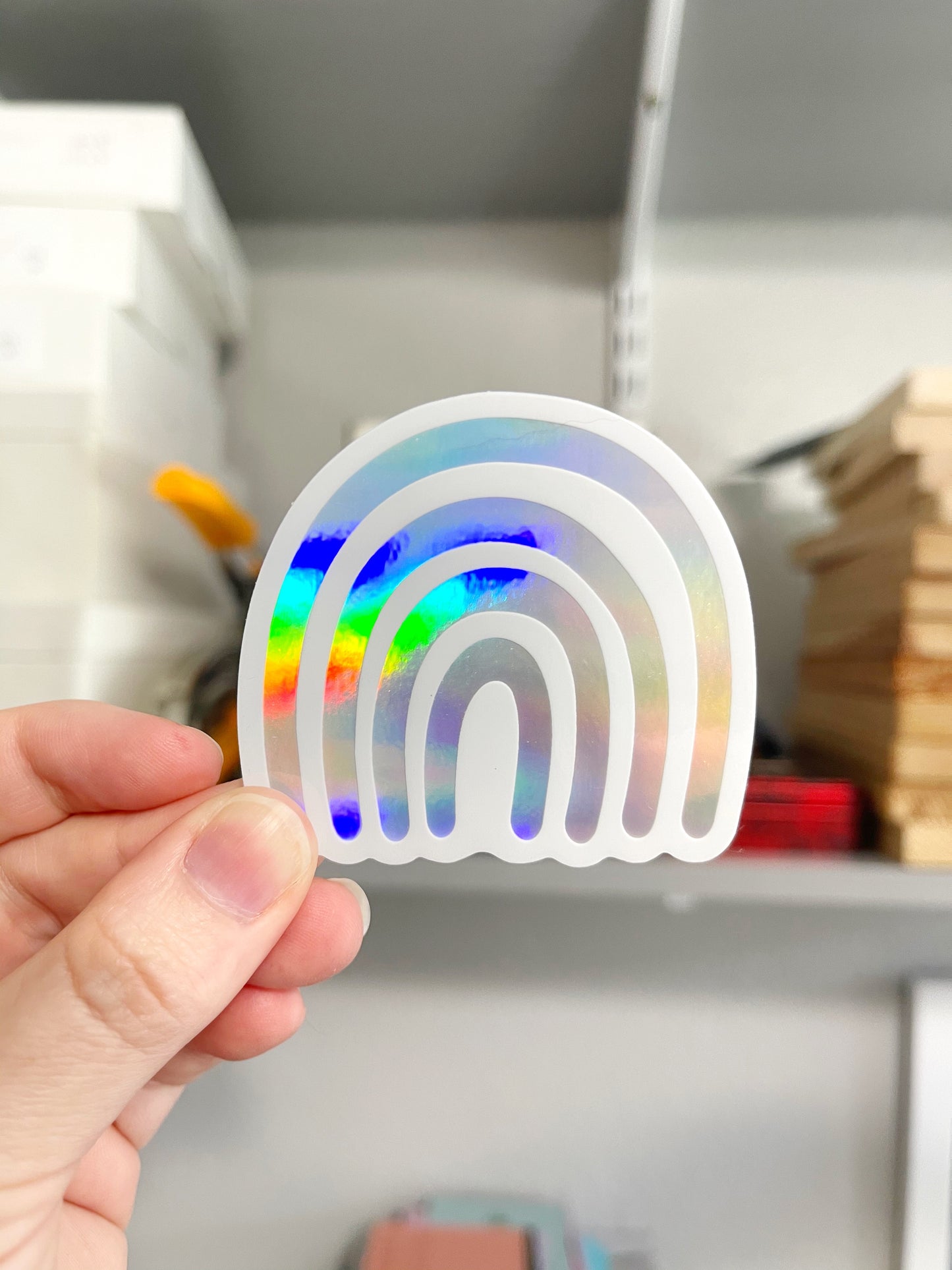 Holographic Rainbow Sticker