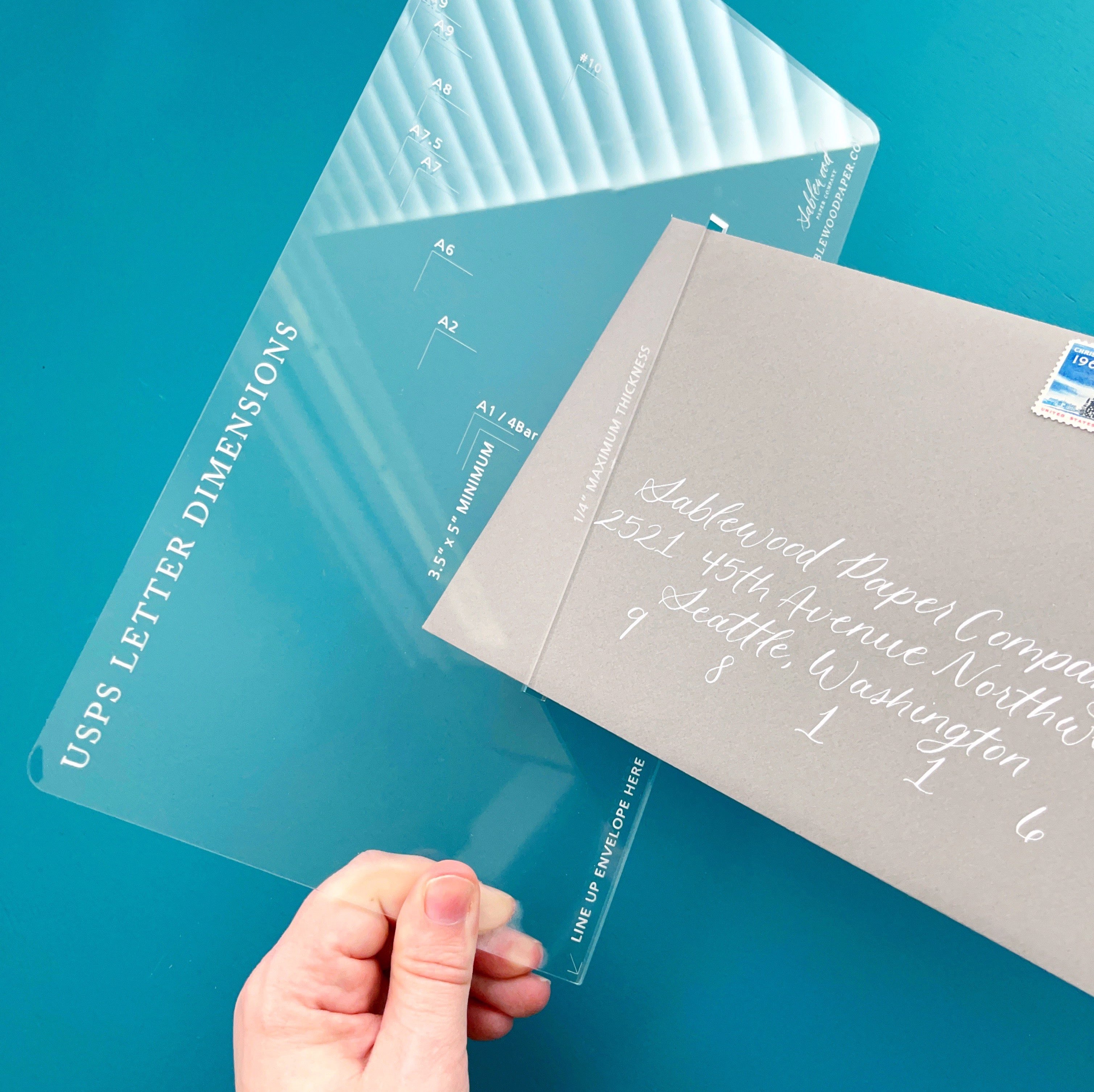 Mail Address Paper Mailing Template – Sablewood Paper Company