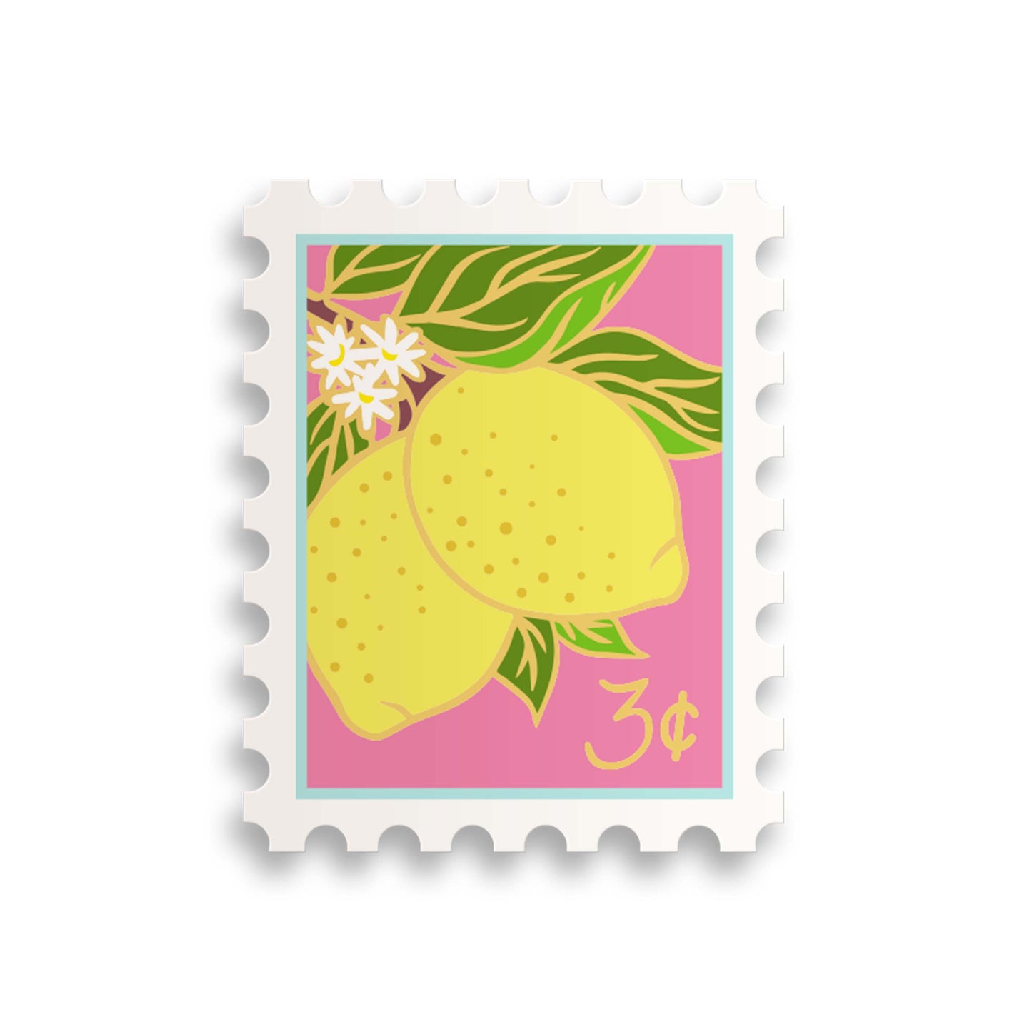 Cheery Lemons Stamp Sticker