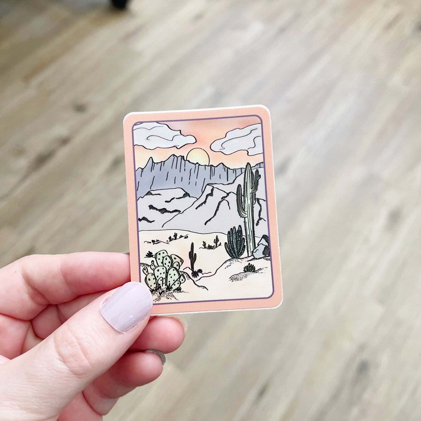 Desert Adventure Sticker