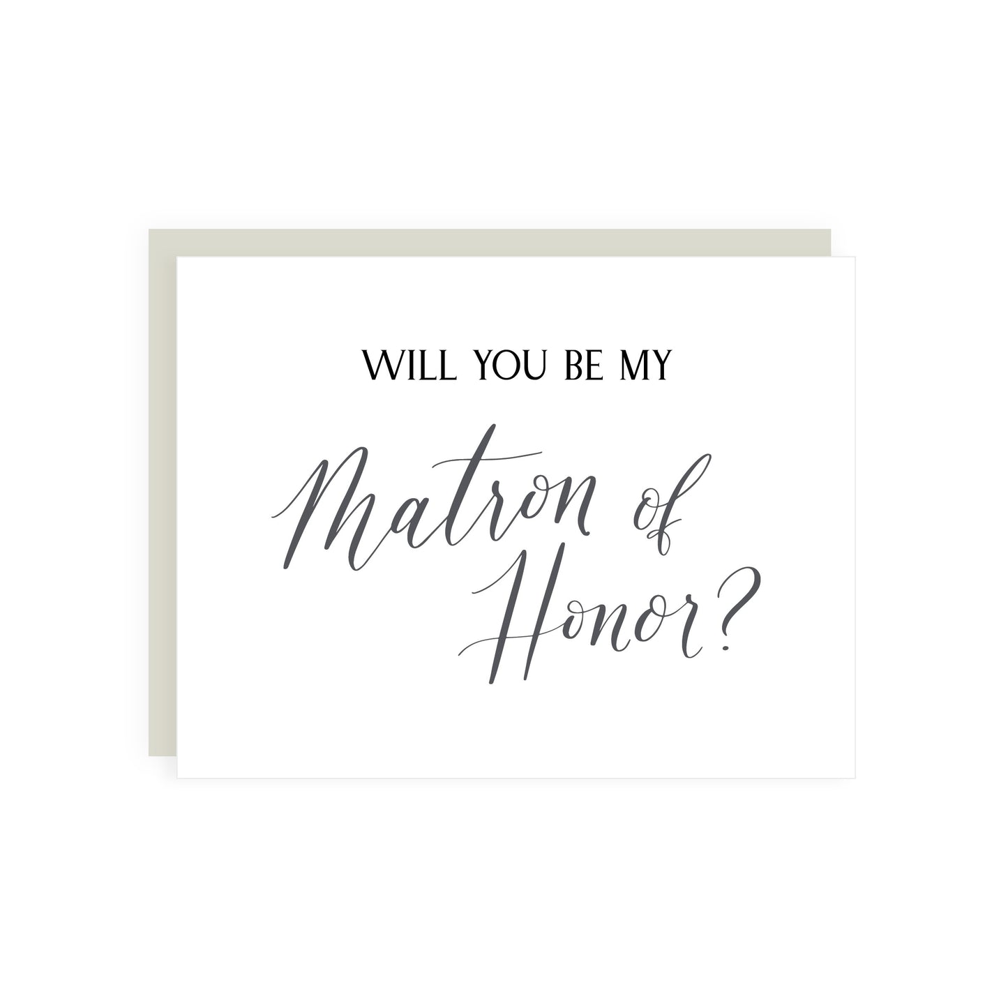 Will You Be My...? Proposal Card