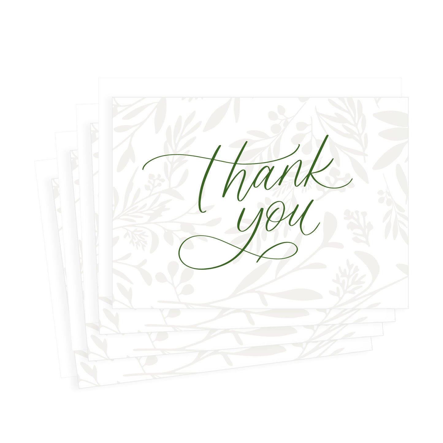Floral Thank You Card – Boxed Set of 8