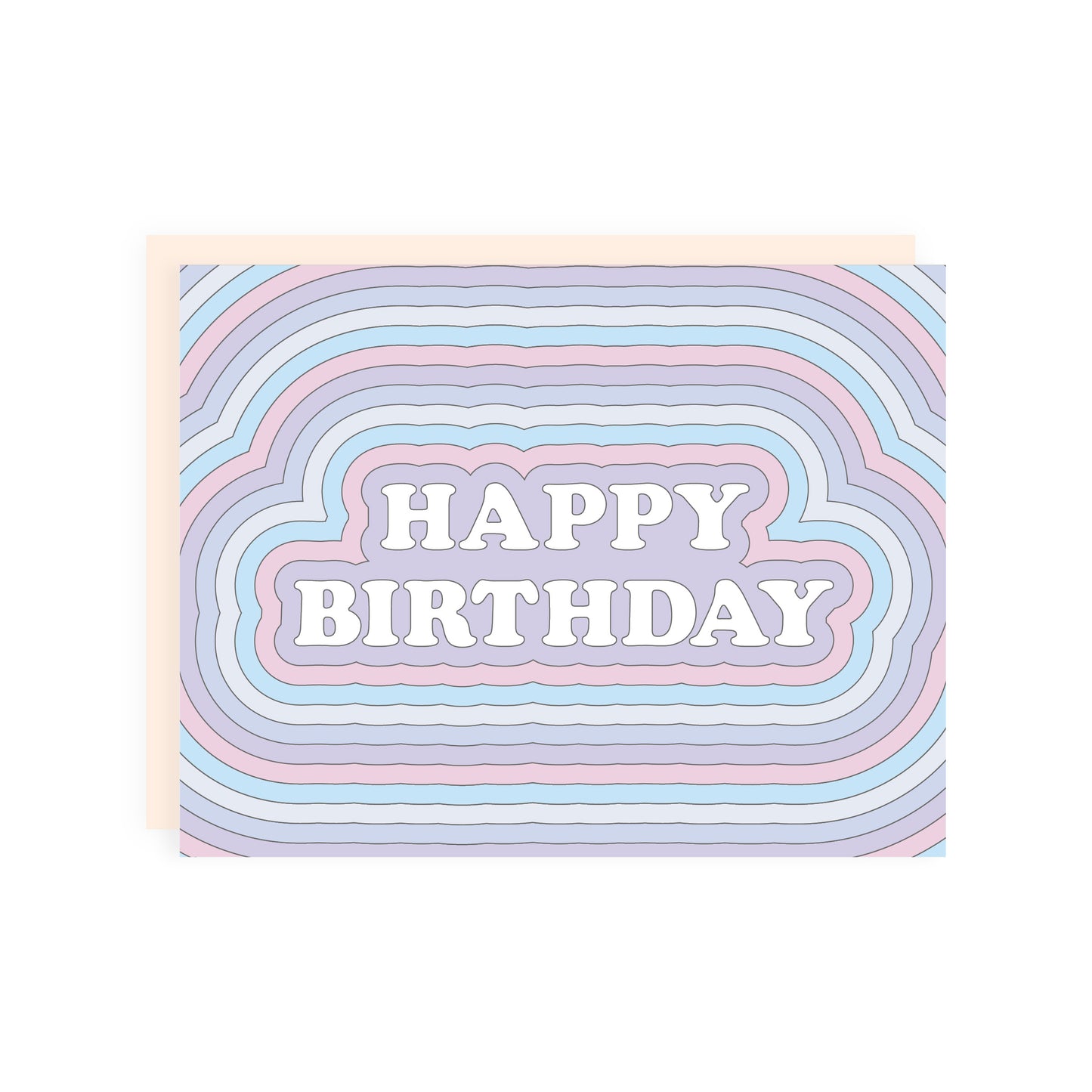 Seventies Happy Birthday Card