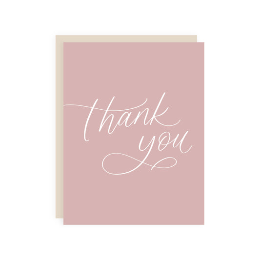 Rosy Thank You Card