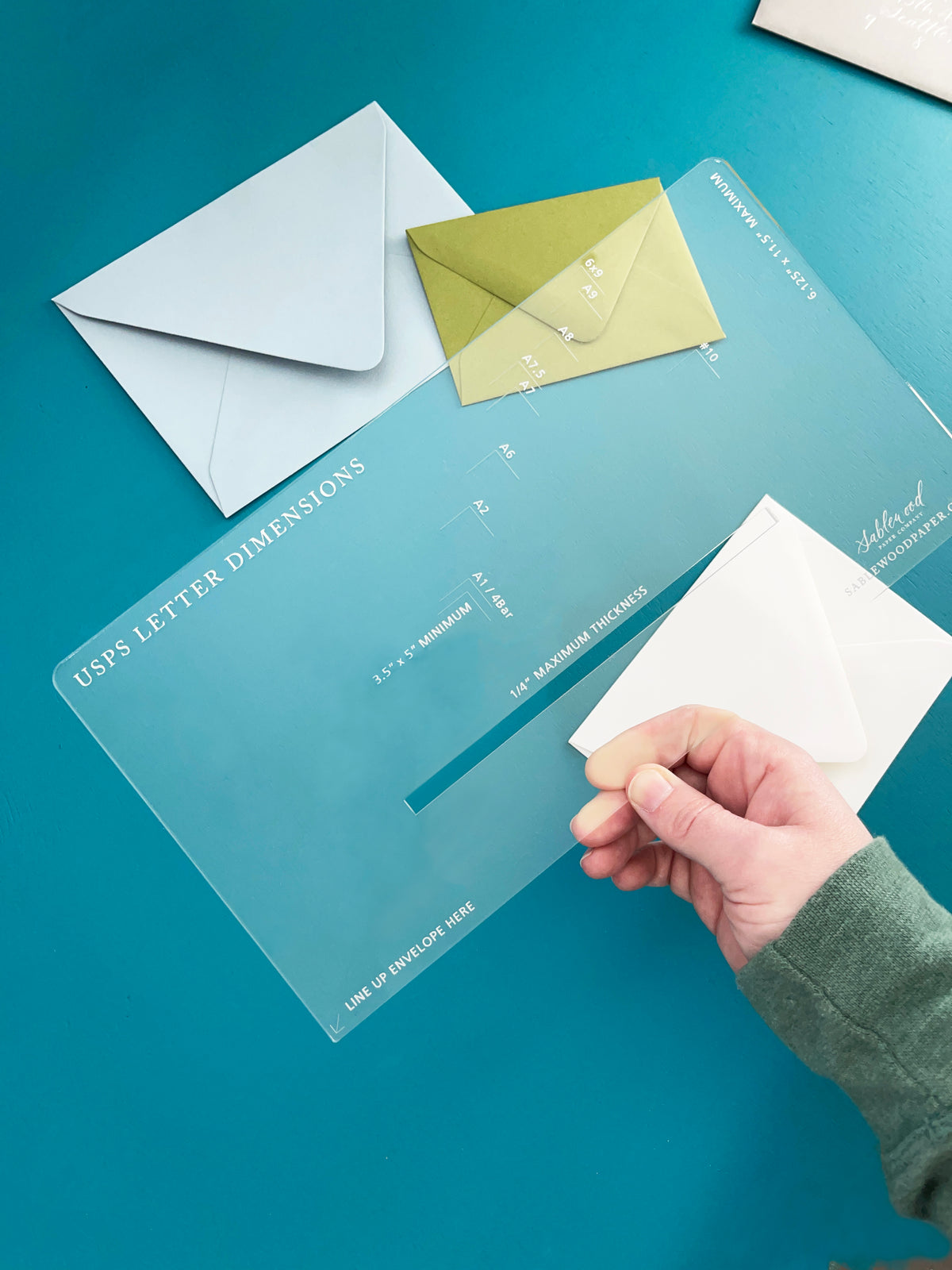 Mail Address Paper Mailing Template – Sablewood Paper Company
