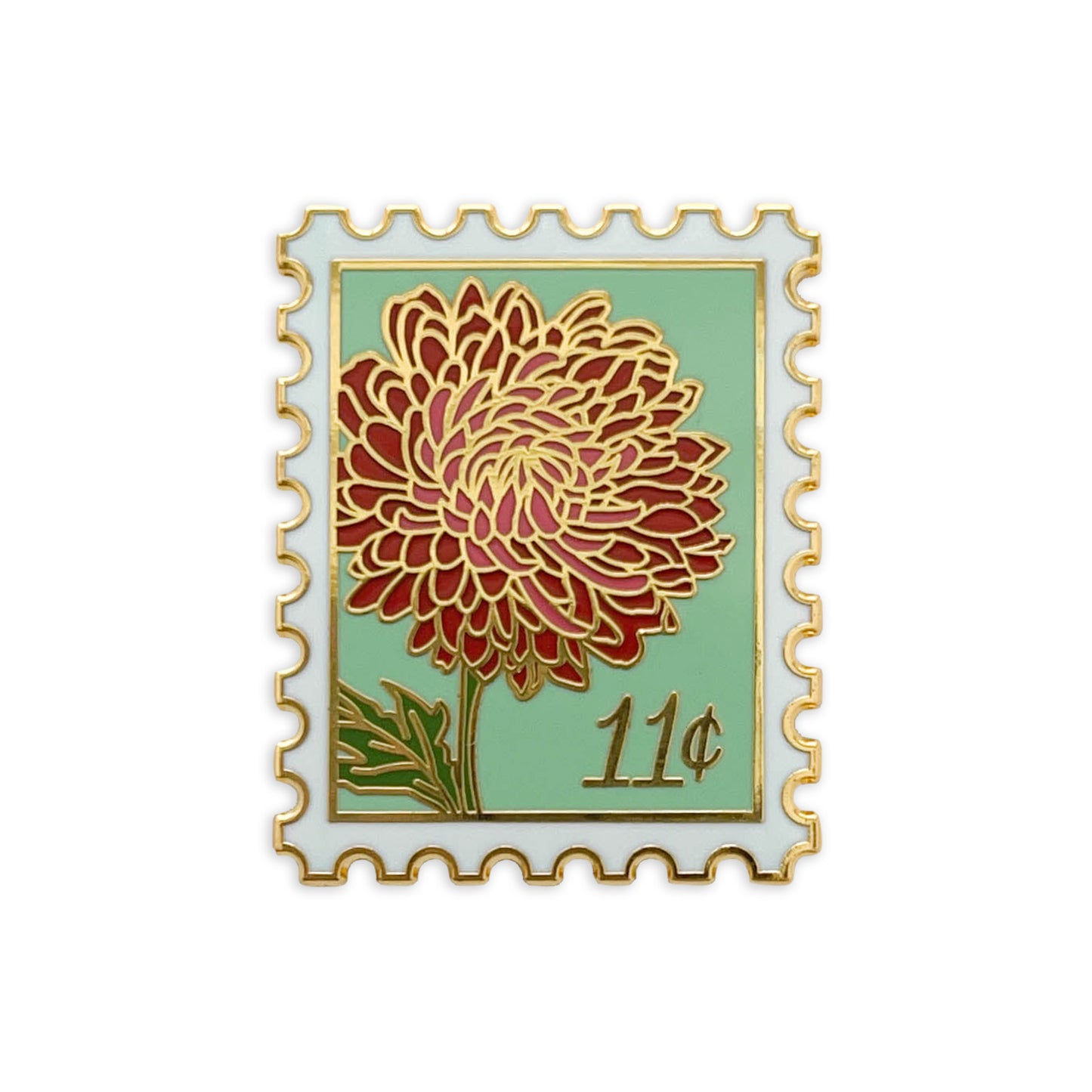 Chrysanthemum (November) Birth Month Enamel Pin