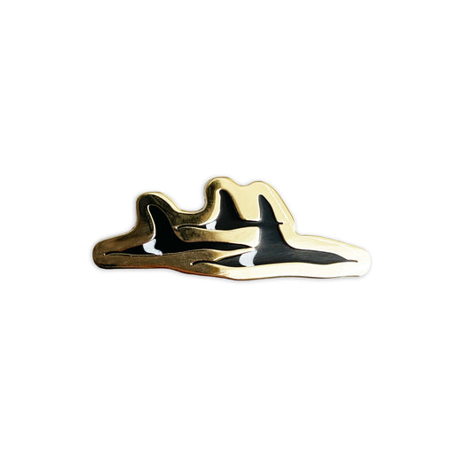 Orca Dorsal Fin Enamel Pin