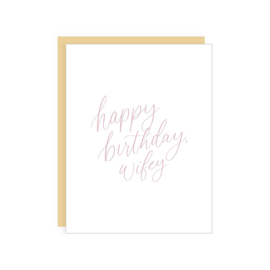 Happy Birthday, Wifey Card