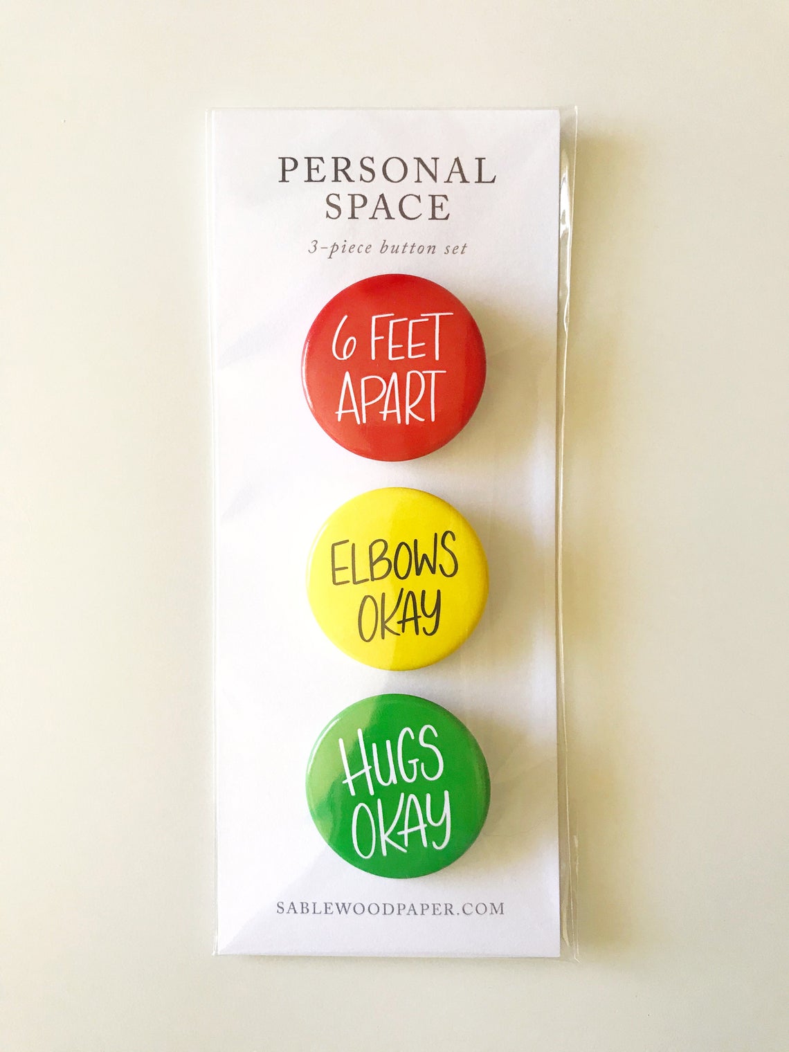 Personal Space Pin Set