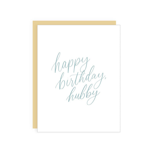 Happy Birthday, Hubby Card