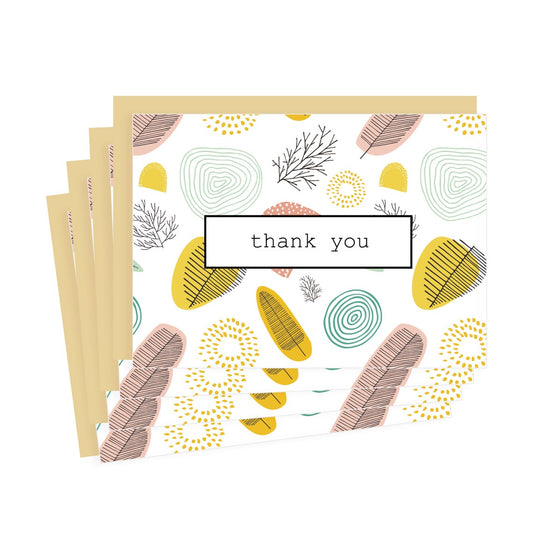 Modern Thank You Card - Boxed Set of 8